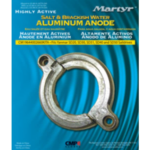 Anodepack Yanmar SD20/30/31/40/50/60 saildrive deelbaar; Magnesium