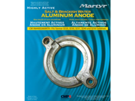 Anodepack Yanmar SD20/30/31/40/50/60 saildrive deelbaar; Magnesium