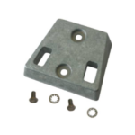 Navalloy aluminium anode; Bombardier transom mount