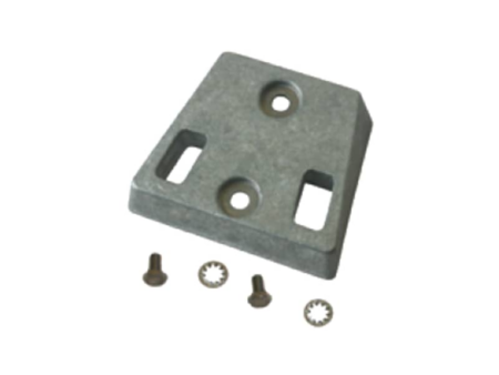 Navalloy aluminium anode; Bombardier transom mount