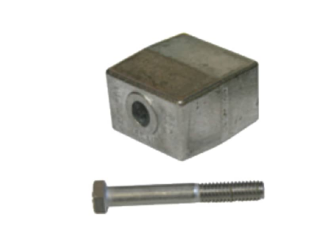 Navalloy aluminium anode; Bombardier side pocket anode