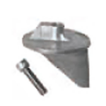 Navalloy aluminium anode; Mercury Trim Tab Anode