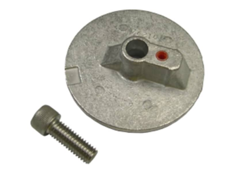 Navalloy aluminium anode; Mercury Trim Tab Anode Flat (No Thread)