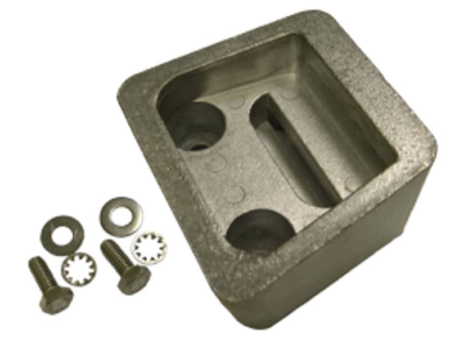 Navalloy aluminium anode; Volvo Penta Gimbal Plate - SX