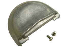 Navalloy aluminium anode; Volvo Penta Transom Plate - SX