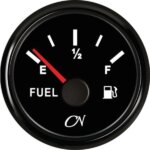 Brandstofmeter zwart/zwart CN