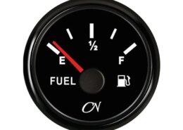 Brandstofmeter zwart/zwart CN