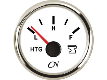 Vuilwatermeter wit/chroom CN