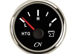 Vuilwatermeter zwart/chroom CN