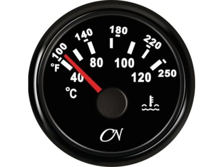Koelwater temperatuurmeter CN zwart/zwart