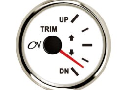 Trimmeter wit/chroom CN
