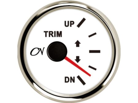 Trimmeter wit/chroom CN