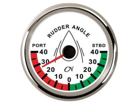 Roerstandmeter wit/chroom CN 85 mm