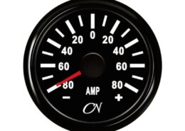 Ampèremeter 80A zwart/zwart CN inclusief shunt