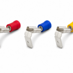 Draadklem dubbel 6,3mm rood (6 stuks)