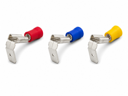 Draadklem dubbel 6,3mm rood (6 stuks)