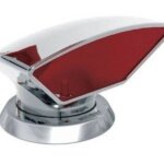 Vetus luchthapper RVS type DON-316, binnenzijde rood