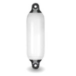 Fender(827) Ø20 x 76,5 cm, wit