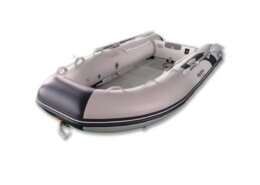 Hibo rubberboot 3.30 aluminium lichtgrijs