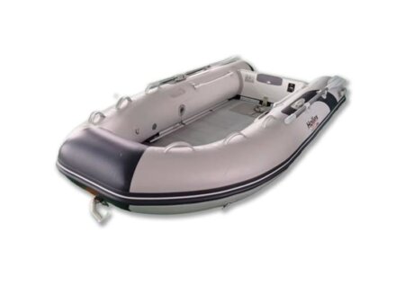 Hibo rubberboot 3.30 aluminium lichtgrijs