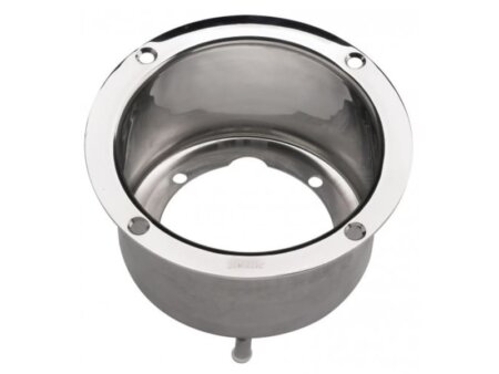 Verloopflens RVS voor Vetus HTP pompen, diepte 78 mm