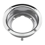 Verloopflens RVS voor Vetus HTP pompen, diepte 38 mm