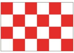 Provincievlag Noord Brabant 20 x 30 cm