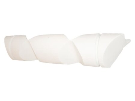 Steigerfender hoek 100 x 19 x 19 cm, Wit