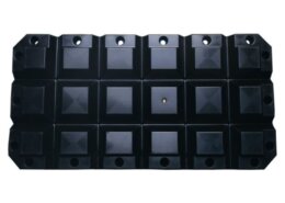 Multifender 60 x 30 x 8 cm, zwart