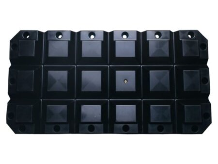 Multifender 60 x 30 x 8 cm, zwart
