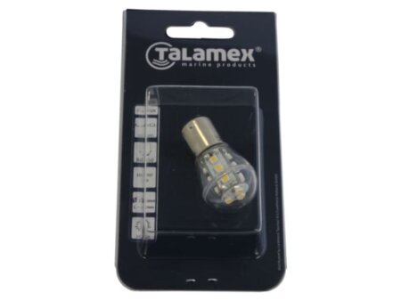 LED lamp BA15S 15 SMD WarmWit