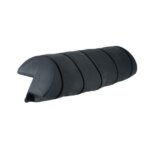 Steigerfender hoek 110 x 24 x 24 cm, zwart