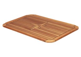 Tafelblad Teak classic soft 51 x 75 cm