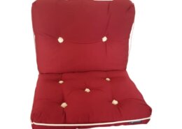 Kapokkussen bordeaux dubbel 70x46x13 cm
