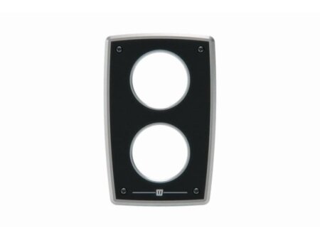Aluminium uitbreidingspaneel voor twee instrumenten