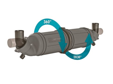 Vetus waterlock geluiddemper NLPH90