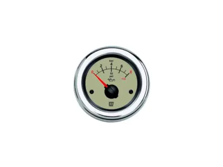 Vetus oliedrukmeter 12V/24V Creme