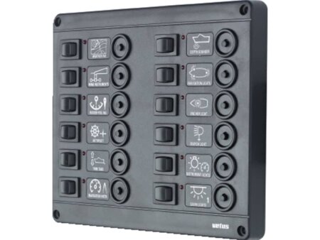 Schakelpaneel P12, automatische zekeringen 24V