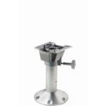 Stoelpoot 330 mm niet verstelbaar met swivel 360