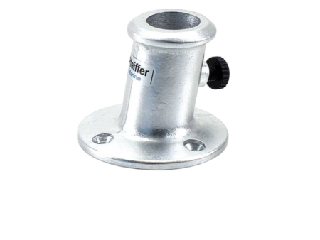 Vlaggenstok houder 16 mm aluminium met schroef
