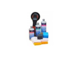Polyester Poetspakket - Silver met Orbi polijstmachine
