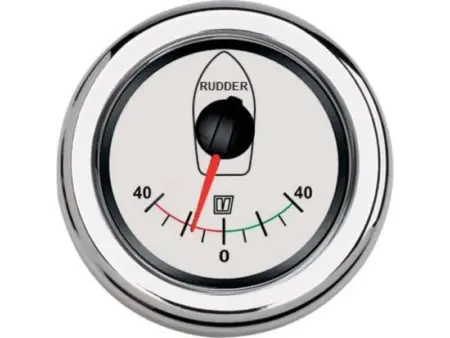 Roerstandaanwijzer Vetus 63 mm wit