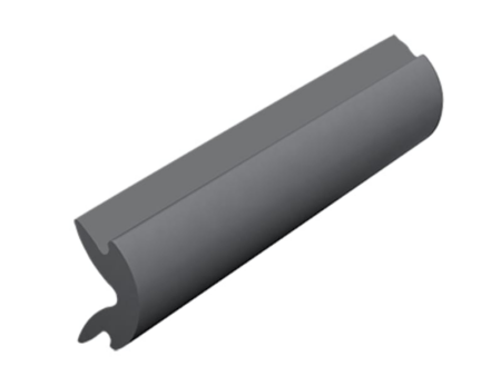Afdekstrip antraciet - 20 meter