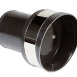 Vetus spiegeldoorvoer + klep, 102 mm