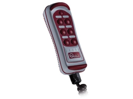 Handheld bediening met LED, 6 knops