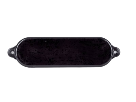 Flatfender 45 x 12 x 6cm, zwart