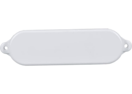 Flatfender 45 x 12 x 6cm, wit