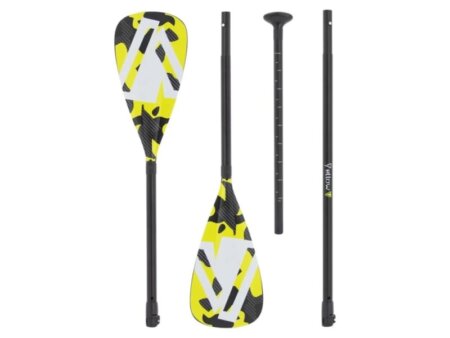 Modulaire zwart aluminium SUP / Kajak peddel van YellowV