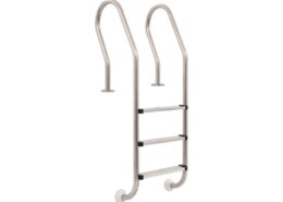 Zwembadladder 3 Treden Roestvrij Staal 304; 120 cm