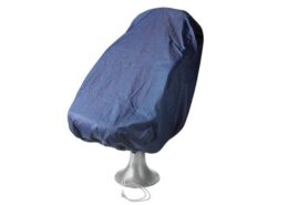 Beschermhoes donker blauw voor Vetus stuurstoel